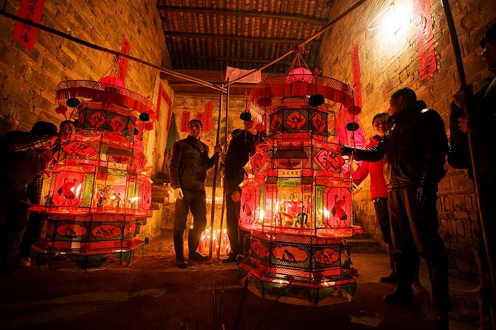 歷史悠久的江西贛州石城彩燈、客家花燈民俗文化